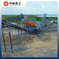 鵝卵石制砂生產(chǎn)線|河北某地機(jī)制砂生產(chǎn)流程介紹|砂石生產(chǎn)線配置——中嘉重工