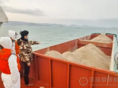 福建福州海警局連續(xù)查獲3起非法盜采海砂案，查扣海砂約3萬(wàn)噸！