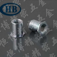 環(huán)保通孔壓鉚螺柱 內(nèi)螺紋螺柱 PEM壓鉚件 六角螺柱  SO-M5*L